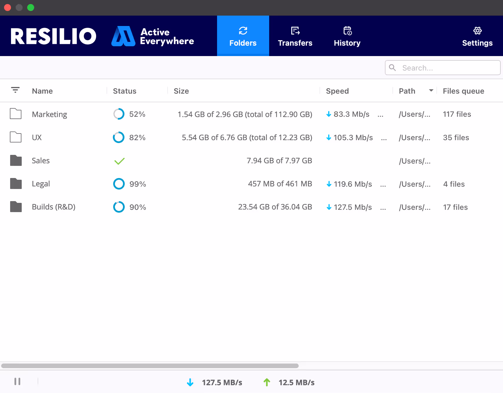 Start working with files while they're still downloading, eliminating waiting time for large project files.